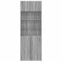 Wooden wardrobe in gray Sonoma engineering 80x42.5x225 cm by , Sideboards - Ref: Foro24-3281348, Price: 241,99 €, Discount: %