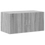 Armario de madera ingeniería gris Sonoma 80x42,5x225 cm de , Aparadores - Ref: Foro24-3281348, Precio: 241,99 €, Descuento: %