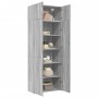 Armario de madera ingeniería gris Sonoma 80x42,5x225 cm de , Aparadores - Ref: Foro24-3281355, Precio: 258,23 €, Descuento: %