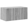 Armario de madera ingeniería gris Sonoma 80x42,5x225 cm de , Aparadores - Ref: Foro24-3281355, Precio: 258,23 €, Descuento: %