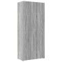 Wooden wardrobe in gray Sonoma engineering 80x42.5x225 cm by , Sideboards - Ref: Foro24-3281355, Price: 243,99 €, Discount: %