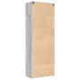 Wooden wardrobe in gray Sonoma engineering 80x42.5x225 cm by , Sideboards - Ref: Foro24-3281355, Price: 243,99 €, Discount: %