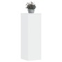 Plant stands made of white engineered wood 33x33x100 cm by , Pot stands - Ref: Foro24-852951, Price: 78,58 €, Discount: %