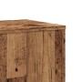 Aged engineered wood plant stands 33x33x100 cm by , Pot stands - Ref: Foro24-852958, Price: 71,43 €, Discount: %