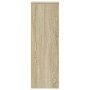 Soportes de plantas madera ingeniería roble Sonoma 33x33x100 cm de , Soportes para macetas - Ref: Foro24-852953, Precio: 79,5...