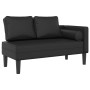 Schwarzes Schlafsofa mit Kunstlederkissen. von , Tagesbetten - Ref: Foro24-4007563, Preis: 140,24 €, Rabatt: %