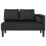 Schwarzes Schlafsofa mit Kunstlederkissen. von , Tagesbetten - Ref: Foro24-4007563, Preis: 140,24 €, Rabatt: %