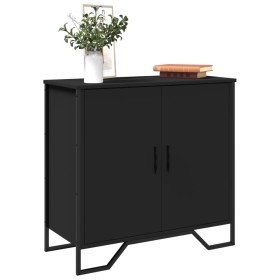 Engineered wood black sideboard 78x35.5x74.5 cm by , Sideboards - Ref: Foro24-848539, Price: 93,99 €, Discount: %