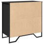 Aparador de madera de ingeniería negro 78x35,5x74,5 cm de , Aparadores - Ref: Foro24-848539, Precio: 93,99 €, Descuento: %