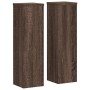 Soportes de plantas 2 uds madera marrón roble 17x17x60 cm de , Soportes para macetas - Ref: Foro24-852939, Precio: 54,51 €, D...