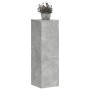 Soportes de plantas 2 uds madera gris hormigón 25x25x80 cm de , Soportes para macetas - Ref: Foro24-852945, Precio: 77,54 €, ...