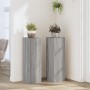 Plant stands 2 units gray Sonoma wood 25x25x80 cm by , Pot stands - Ref: Foro24-852947, Price: 75,63 €, Discount: %