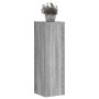 Soportes de plantas 2 uds madera gris Sonoma 25x25x80 cm de , Soportes para macetas - Ref: Foro24-852947, Precio: 75,63 €, De...