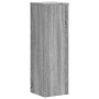 Soportes de plantas 2 uds madera gris Sonoma 25x25x80 cm de , Soportes para macetas - Ref: Foro24-852947, Precio: 75,63 €, De...