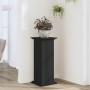 Soportes para plantas madera de ingeniería negro 33x33x80 cm de , Soportes para macetas - Ref: Foro24-852970, Precio: 59,42 €...