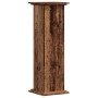 Soportes de plantas madera ingeniería envejecida 33x33x100 cm de , Soportes para macetas - Ref: Foro24-852985, Precio: 66,51 ...