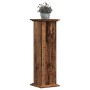 Soportes de plantas madera ingeniería envejecida 33x33x100 cm de , Soportes para macetas - Ref: Foro24-852985, Precio: 66,51 ...