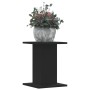 Soportes de plantas 2 uds madera ingeniería negro 30x30x40 cm de , Soportes para macetas - Ref: Foro24-3307847, Precio: 49,01...