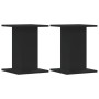 Soportes de plantas 2 uds madera ingeniería negro 30x30x40 cm de , Soportes para macetas - Ref: Foro24-3307847, Precio: 49,01...