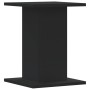 Soportes de plantas 2 uds madera ingeniería negro 30x30x40 cm de , Soportes para macetas - Ref: Foro24-3307847, Precio: 49,01...