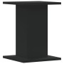 Soportes de plantas 2 uds madera ingeniería negro 30x30x40 cm de , Soportes para macetas - Ref: Foro24-3307847, Precio: 49,01...