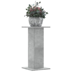 Soportes de plantas 2 uds madera gris hormigón 30x30x60 cm de , Soportes para macetas - Ref: Foro24-3307858, Precio: 52,61 €,...