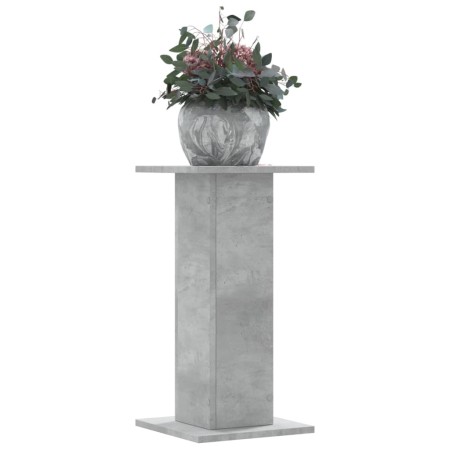 Pflanzenständer 2 Stück Holz grau Beton 30x30x60 cm von , Topfständer - Ref: Foro24-3307858, Preis: 58,29 €, Rabatt: %