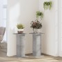 Soportes de plantas 2 uds madera gris hormigón 30x30x60 cm de , Soportes para macetas - Ref: Foro24-3307858, Precio: 58,29 €,...