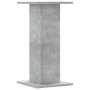 Pflanzenständer 2 Stück Holz grau Beton 30x30x60 cm von , Topfständer - Ref: Foro24-3307858, Preis: 58,29 €, Rabatt: %