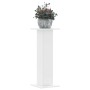 Soportes de plantas 2 uds madera ingeniería blanco 30x30x80 cm de , Soportes para macetas - Ref: Foro24-3307864, Precio: 72,6...