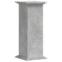 Soportes de plantas madera ingeniería gris hormigón 33x33x80 cm de , Soportes para macetas - Ref: Foro24-852972, Precio: 57,5...