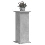 Soportes de plantas madera ingeniería gris hormigón 33x33x80 cm de , Soportes para macetas - Ref: Foro24-852972, Precio: 57,5...