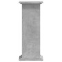 Soportes de plantas madera ingeniería gris hormigón 33x33x80 cm de , Soportes para macetas - Ref: Foro24-852972, Precio: 57,5...