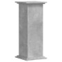 Pflanzenständer aus grauem Beton-Ingenieurholz, 33x33x80 cm. von , Topfständer - Ref: Foro24-852972, Preis: 57,51 €, Rabatt: %