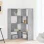 Corner shelf 4 levels gray wood concrete 85x85x140 cm by , Bookcases and shelves - Ref: Foro24-3307813, Price: 165,84 €, Disc...