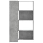 Corner shelf 4 levels gray wood concrete 85x85x140 cm by , Bookcases and shelves - Ref: Foro24-3307813, Price: 165,84 €, Disc...