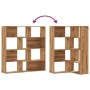 Corner shelf 4 levels oak wood artisan 85x85x140 cm by , Bookcases and shelves - Ref: Foro24-3307818, Price: 196,71 €, Discou...