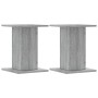 Soportes para plantas 2 uds madera gris Sonoma 30x30x40 cm de , Soportes para macetas - Ref: Foro24-3307851, Precio: 52,28 €,...