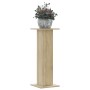 Plant stands 2 units oak wood Sonoma 30x30x80 cm by , Pot stands - Ref: Foro24-3307866, Price: 64,01 €, Discount: %