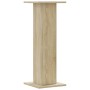 Plant stands 2 units oak wood Sonoma 30x30x80 cm by , Pot stands - Ref: Foro24-3307866, Price: 64,01 €, Discount: %