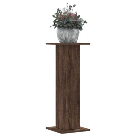 Soportes para plantas 2 uds madera marrón roble 30x30x80 cm de , Soportes para macetas - Ref: Foro24-3307870, Precio: 65,99 €...