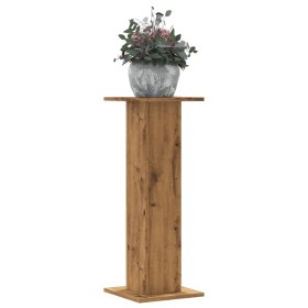 Plant stands 2 units oak wood artisan 30x30x80 cm by , Pot stands - Ref: Foro24-3307872, Price: 74,78 €, Discount: %