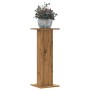 Soportes para plantas 2 uds madera roble artisian 30x30x80 cm de , Soportes para macetas - Ref: Foro24-3307872, Precio: 74,78...