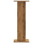 Soportes para plantas 2 uds madera roble artisian 30x30x80 cm de , Soportes para macetas - Ref: Foro24-3307872, Precio: 74,78...