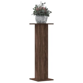 Soportes para plantas 2 uds madera marrón roble 30x30x95 cm de , Soportes para macetas - Ref: Foro24-3307879, Precio: 71,27 €...