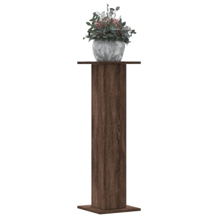 Soportes para plantas 2 uds madera marrón roble 30x30x95 cm de , Soportes para macetas - Ref: Foro24-3307879, Precio: 83,16 €...