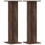 Soportes para plantas 2 uds madera marrón roble 30x30x95 cm de , Soportes para macetas - Ref: Foro24-3307879, Precio: 83,16 €...