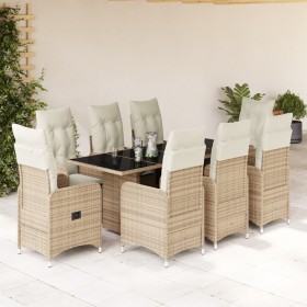 Gartentisch- und Stuhlset, 5-teilig, mit PE-Rattan-Beige-Kissen. von , Gartensets - Ref: Foro24-3277106, Preis: 1,00 €, Rabat...