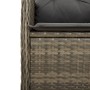 Garden table and 5-piece chair set with gray synthetic rattan cushions by , Garden sets - Ref: Foro24-3277036, Price: 654,26 ...