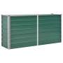 Arriate de jardín de acero galvanizado verde 160x40x77 cm de vidaXL, Maceteros y jardineras - Ref: Foro24-44849, Precio: 73,1...